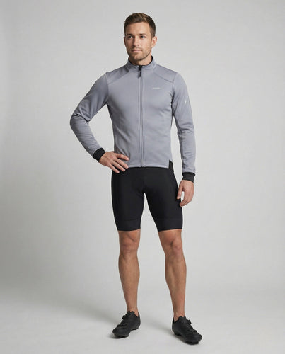 Thermo Softshell Radsportjacke Winddicht Herren