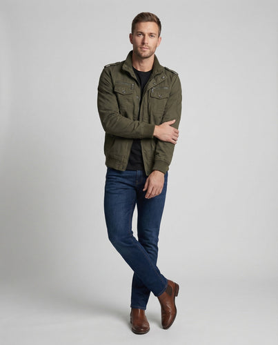 Herren Feldjacke Utility mit Schulterklappen