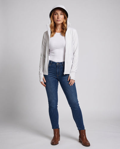 Damen Funktionsjacke mit hohem Kragen und schneller Feuchtigkeitsableitung Drune