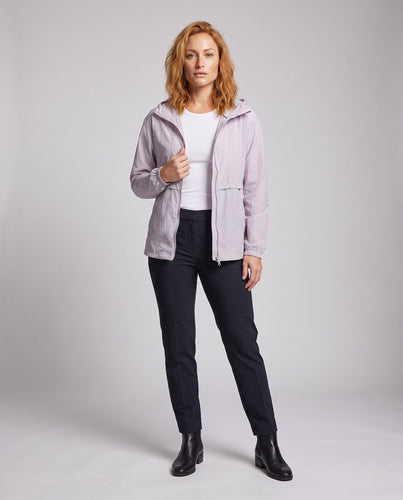 Damen leichte Windjacke mit verstellbarem Kapuzendesign Drune