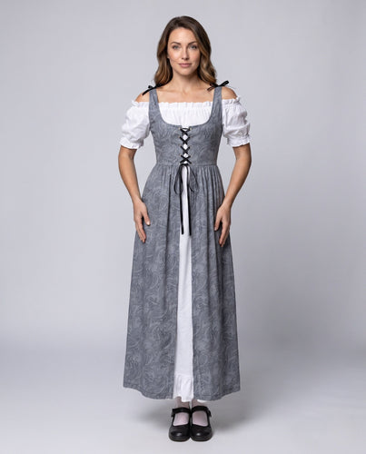 Damen traditionelle Kleid mit verspieltem Design Drune