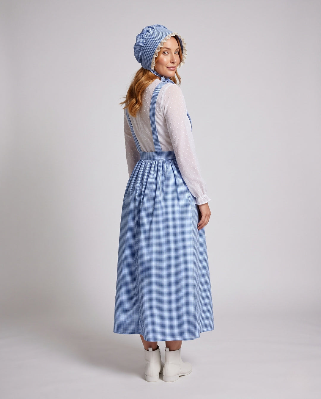 Damen Küchenschürze mit romantischen Details Drune