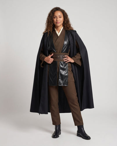 Damen Kostümset mit Umhang und Hose Drune