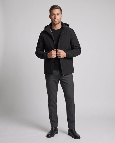 Herren Multifunktions-Outdoormantel mit verstellbarem Kapuzen-Design Drune