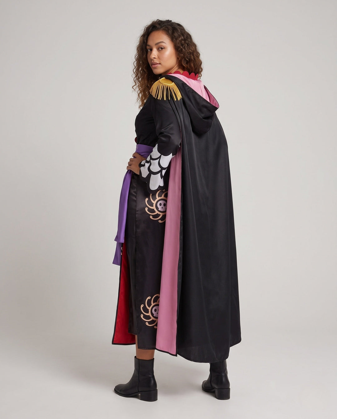 Damen Elegantes Set aus kurzen Ärmeln und femininer Wickelrock Drune