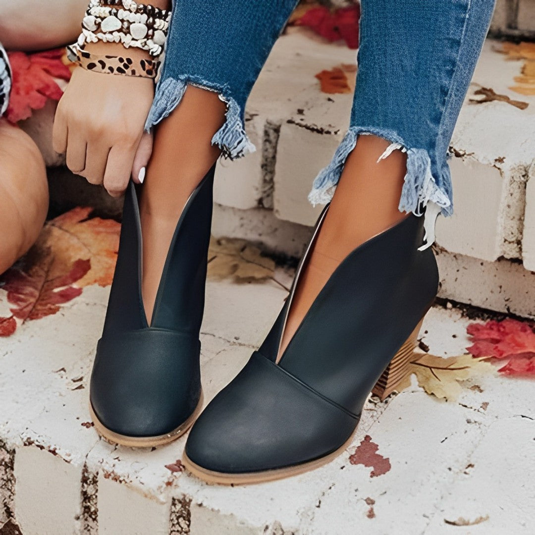 Drune | Bequeme Stiefelette mit Trendigem Blockabsatz für Luxuriösen Style