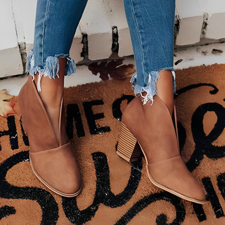 Drune | Bequeme Stiefelette mit Trendigem Blockabsatz für Luxuriösen Style