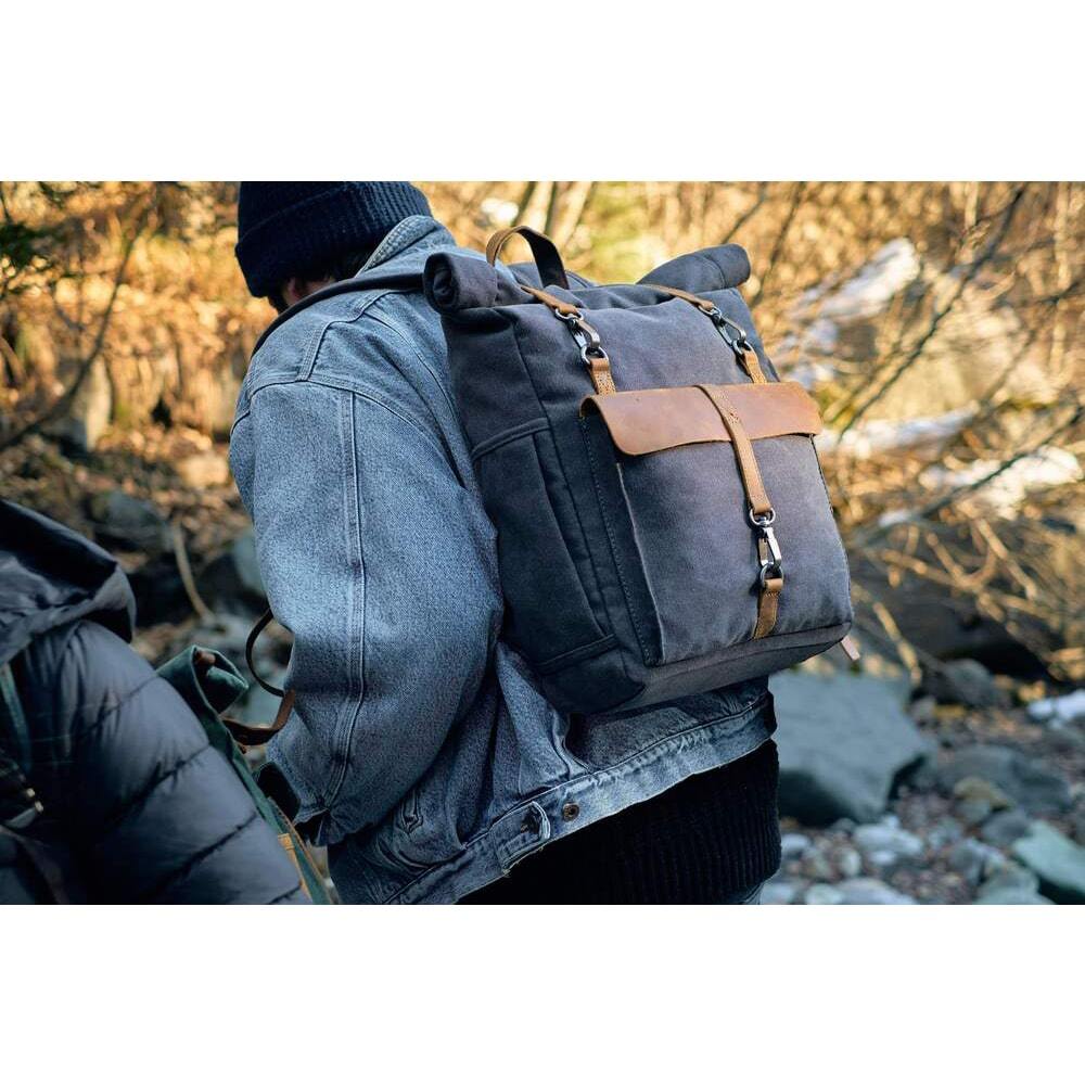 Drune | Canvas Rucksack - NordicaStyle - Zeitlos und Nachhaltig für Abenteurer