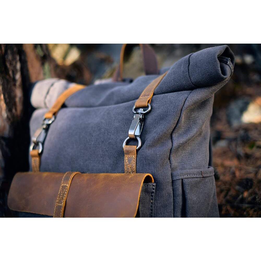 Drune | Canvas Rucksack - NordicaStyle - Zeitlos und Nachhaltig für Abenteurer