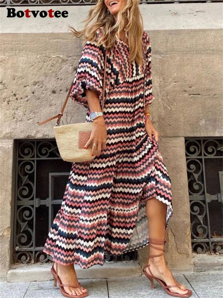 Drune | Retro Print Kleid