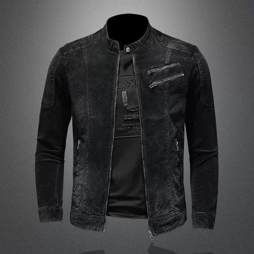 Drune | Herren Stehkragenjacke - Mit Reißverschluss