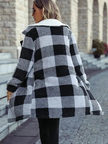 Drune | Wendbarer Karierter Wintermantel für Damen