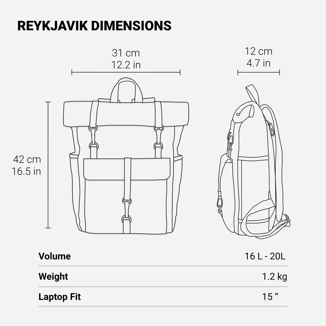 Drune | Canvas Rucksack - NordicaStyle - Zeitlos und Nachhaltig für Abenteurer