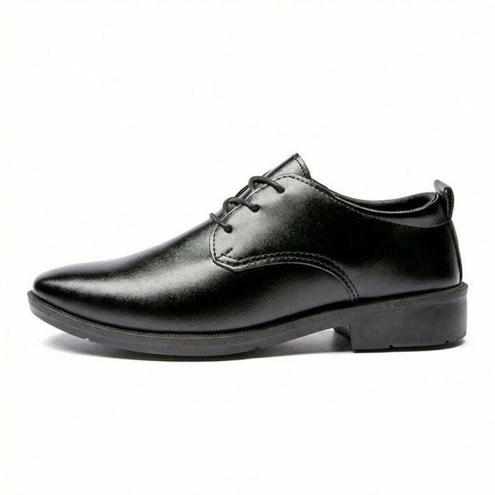 Herren Elegante Leder Schnürschuhe mit rutschfester Sohle Drune