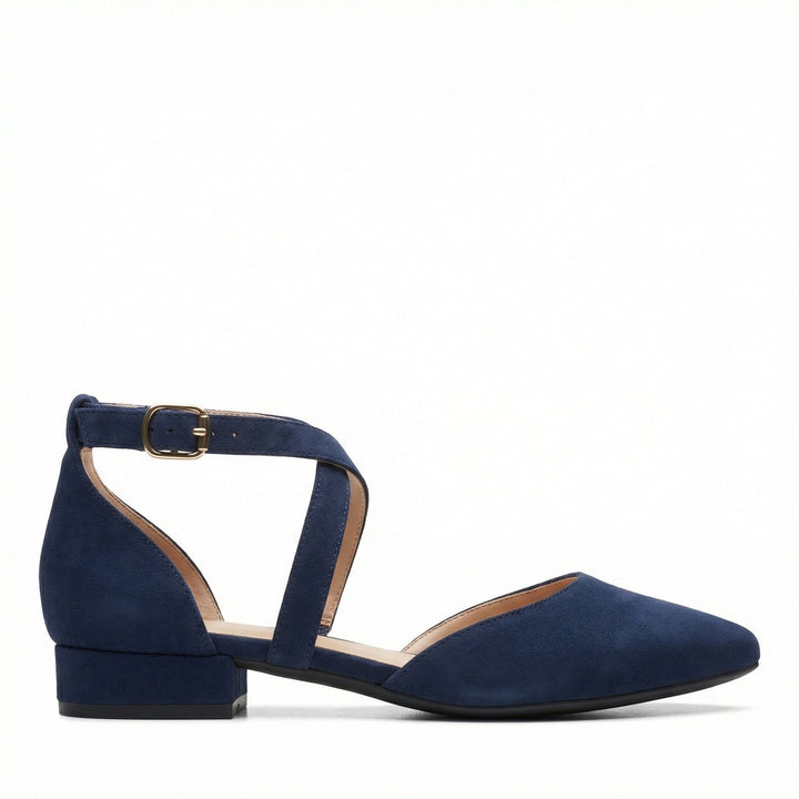 Drune | Modische Flache Sandalen mit Spitzer Spitze