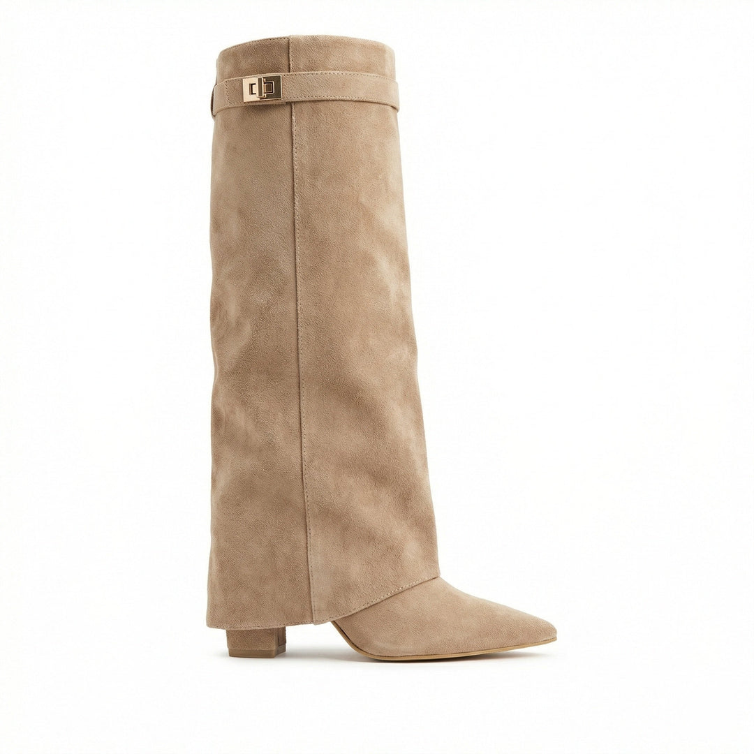 Wildlederstiefel Für Damen Drune