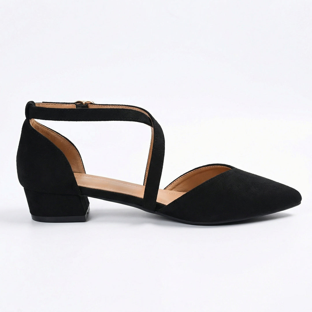 Drune | Modische Flache Sandalen mit Spitzer Spitze