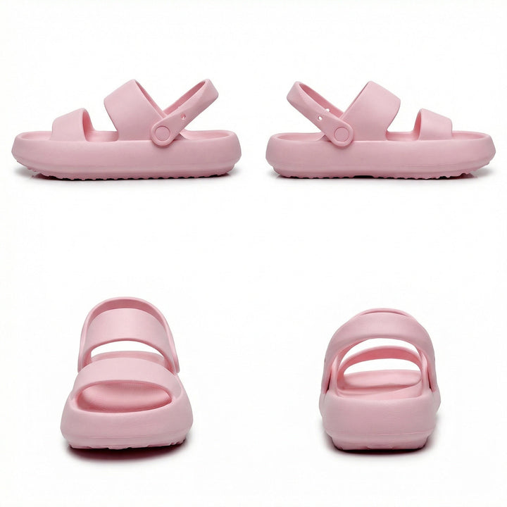Drune | Orthopädische Sandalen Comfort Plus Pantoletten mit Doppelriemen Gepolsterte, Lässige Slip-On-Sandalen
