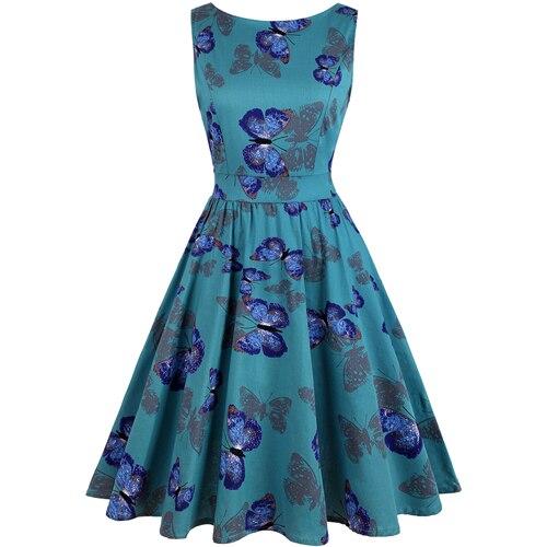 Drune | Guinguette Kleid Schmetterlinge