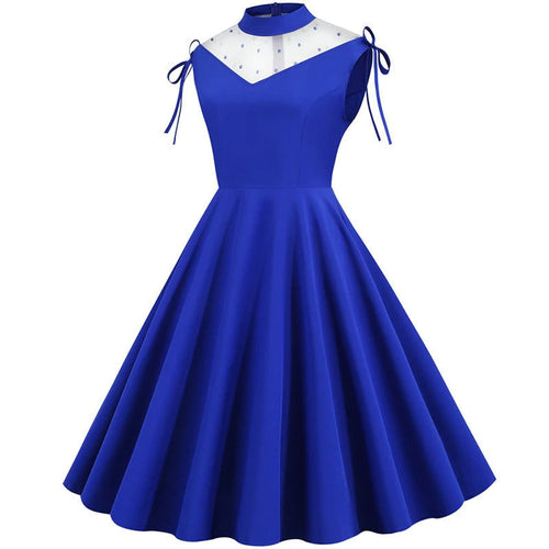 Drune | Vintage Kleid Blauer Zeremonie