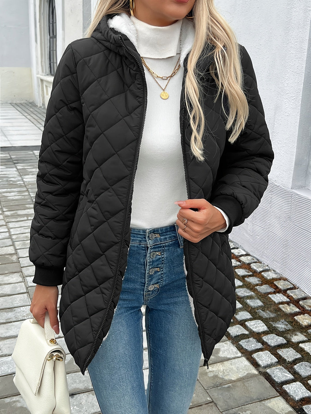 Drune | Gepolsterte Puffy-Jacke mit Reißverschluss