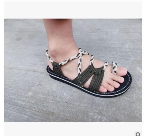 Drune | Seil Knoten Fußflachsandalen