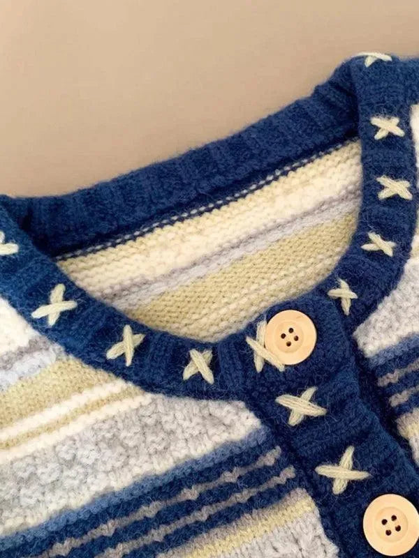 Drune | Knopf Strickjacke Pullover
