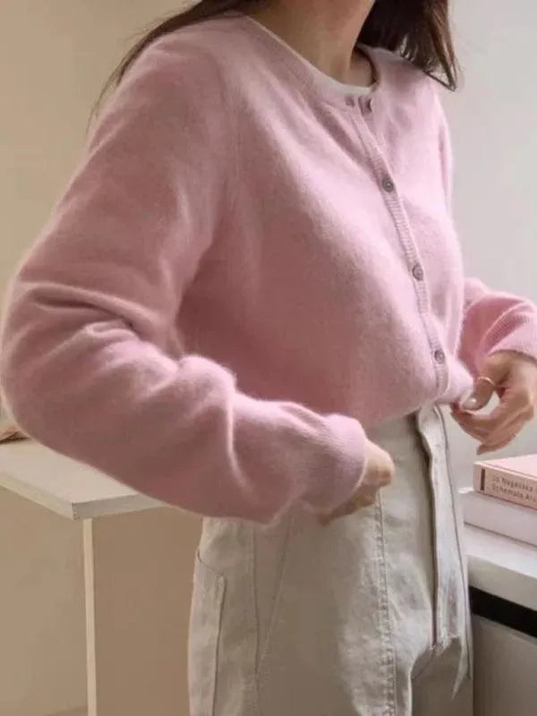 Drune | Geschichteter Damen Strickjacke Pullover