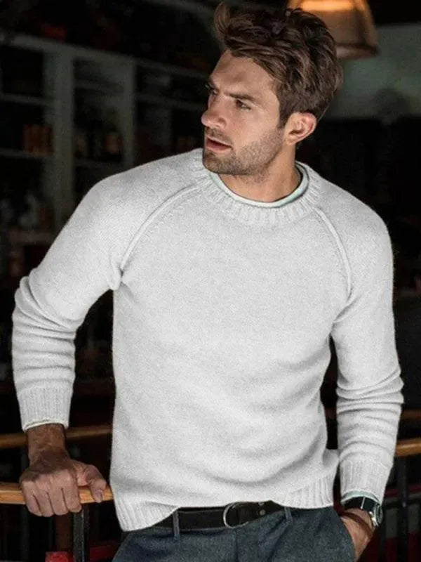 Drune | Slim Fit Herren Pullover Sweatshirt