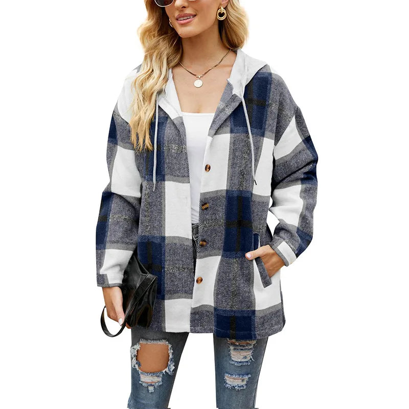 Drune | Klassische Flanelljacke für Frauen