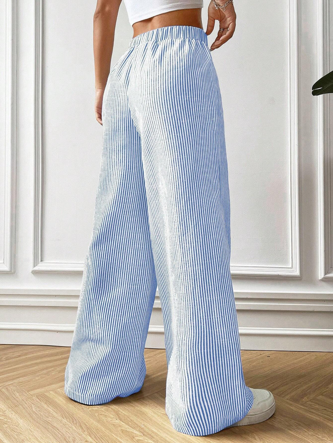 Drune | GESTREIFTE STOFFHOSE