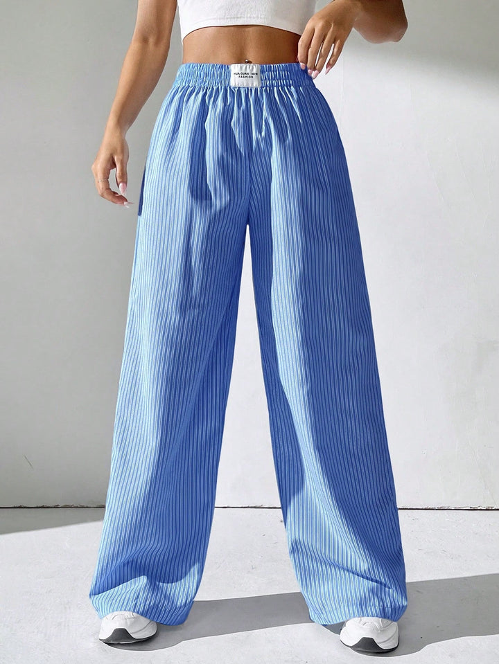 Drune | GESTREIFTE STOFFHOSE