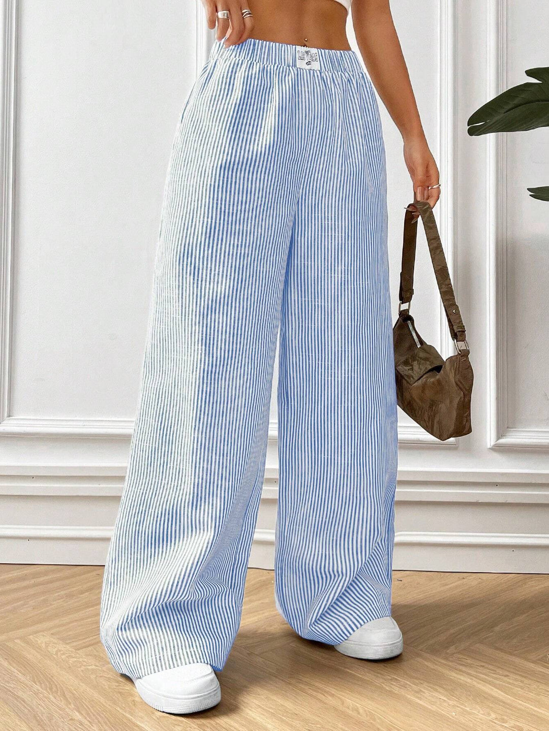 Drune | GESTREIFTE STOFFHOSE