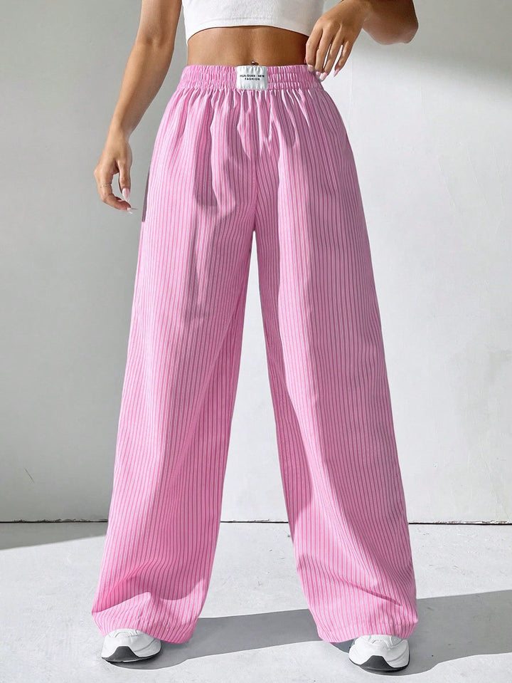 Drune | GESTREIFTE STOFFHOSE