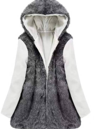 Drune | trendige Damen-Parka mit Kunstpelz-Futter
