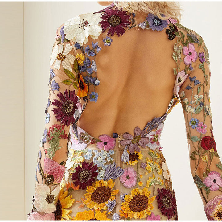 Drune | Blumen-Kleid mit Feinen Details