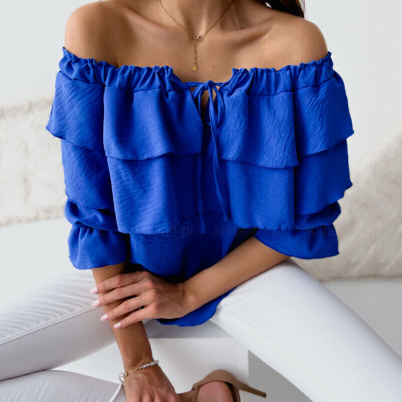 Drune | Off Shoulder Schichtoberteil