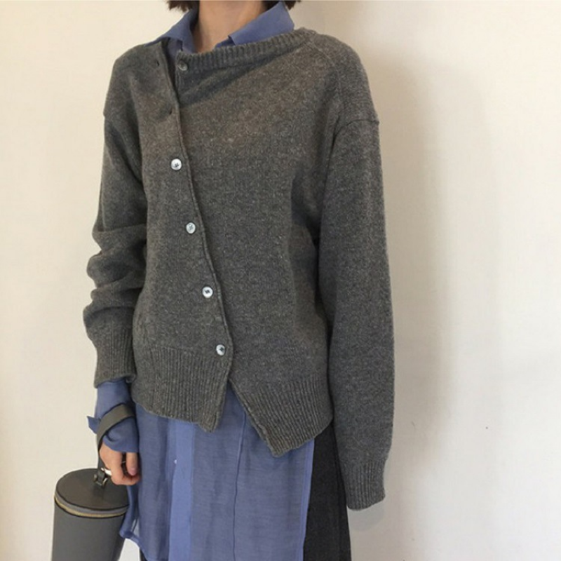 Drune | Cardigan - Damen Herbst Weicher Cashmere Wickelcardigan