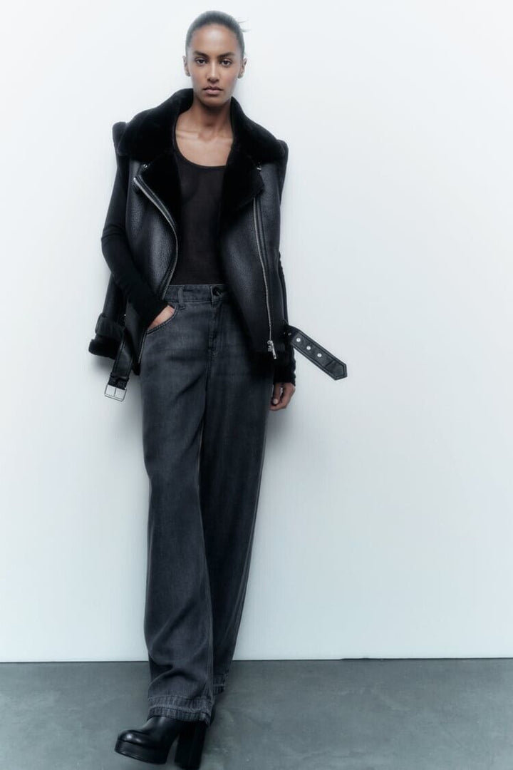 Drune | Leder Bodywarmer Warm & Trendy