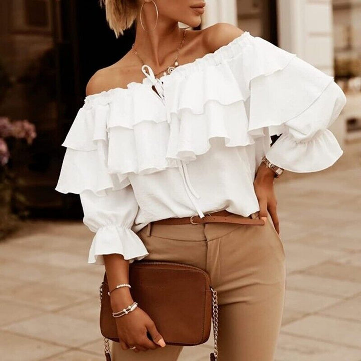 Drune | Off Shoulder Schichtoberteil