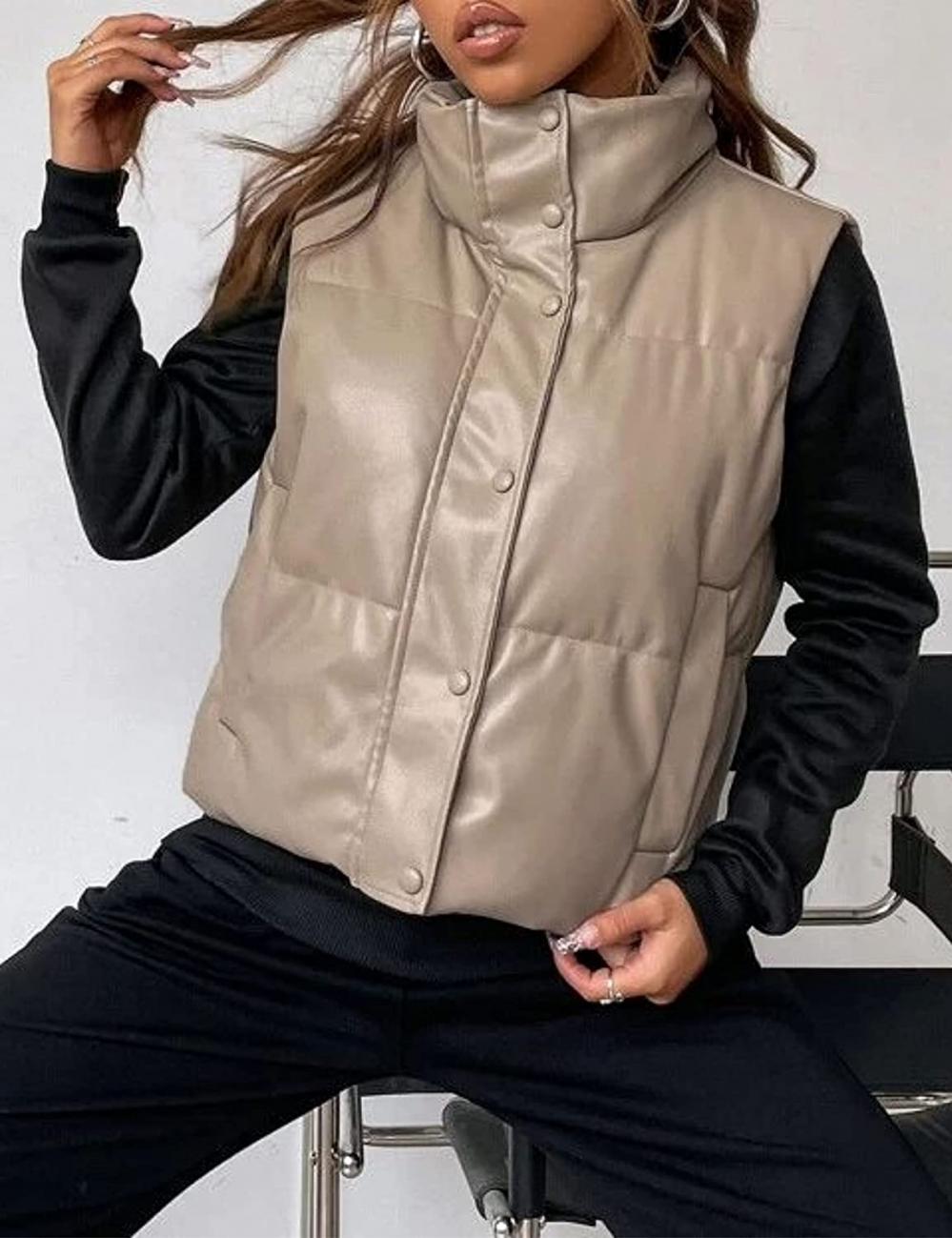 Drune | Leder Weste Kurz & Stylisch