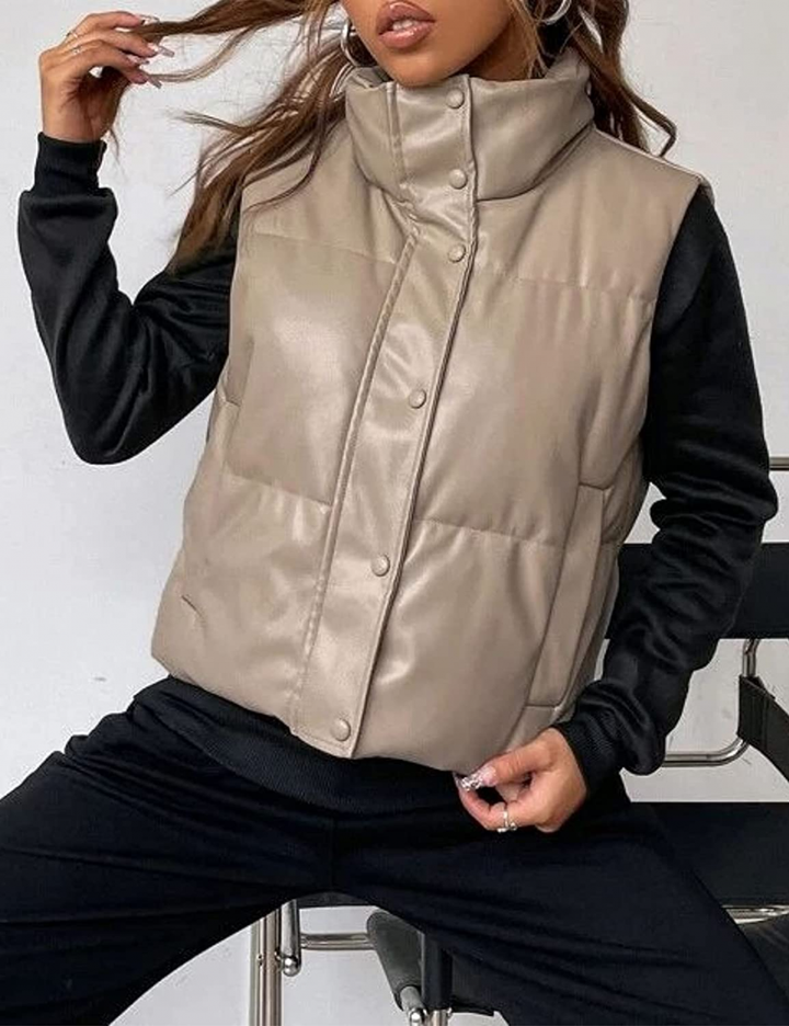 Drune | Leder Weste Kurz & Stylisch