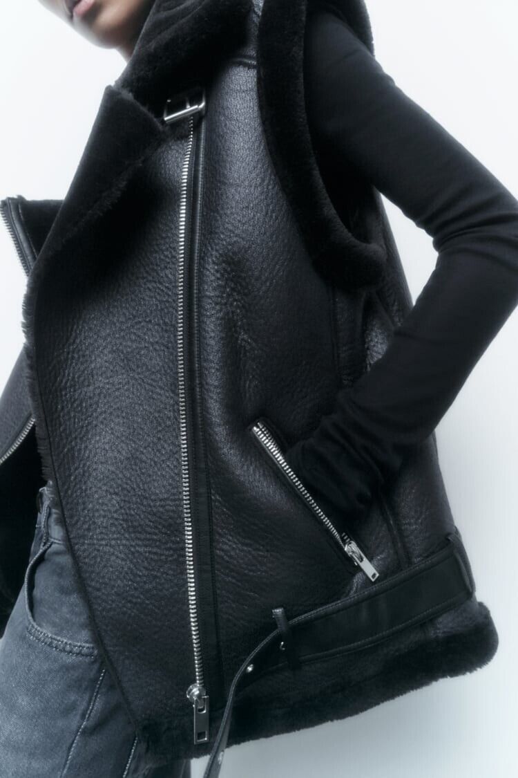 Drune | Leder Bodywarmer Warm & Trendy