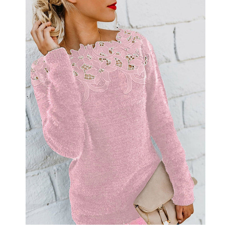 Drune | Pullover mit Spitzenrand für Damen