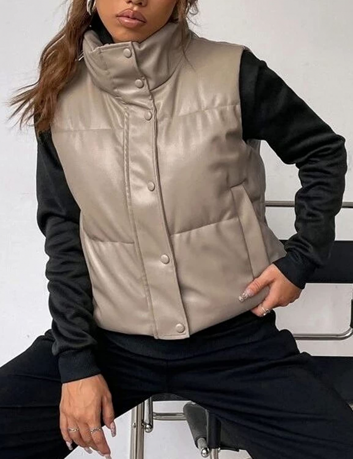 Drune | Leder Weste Kurz & Stylisch