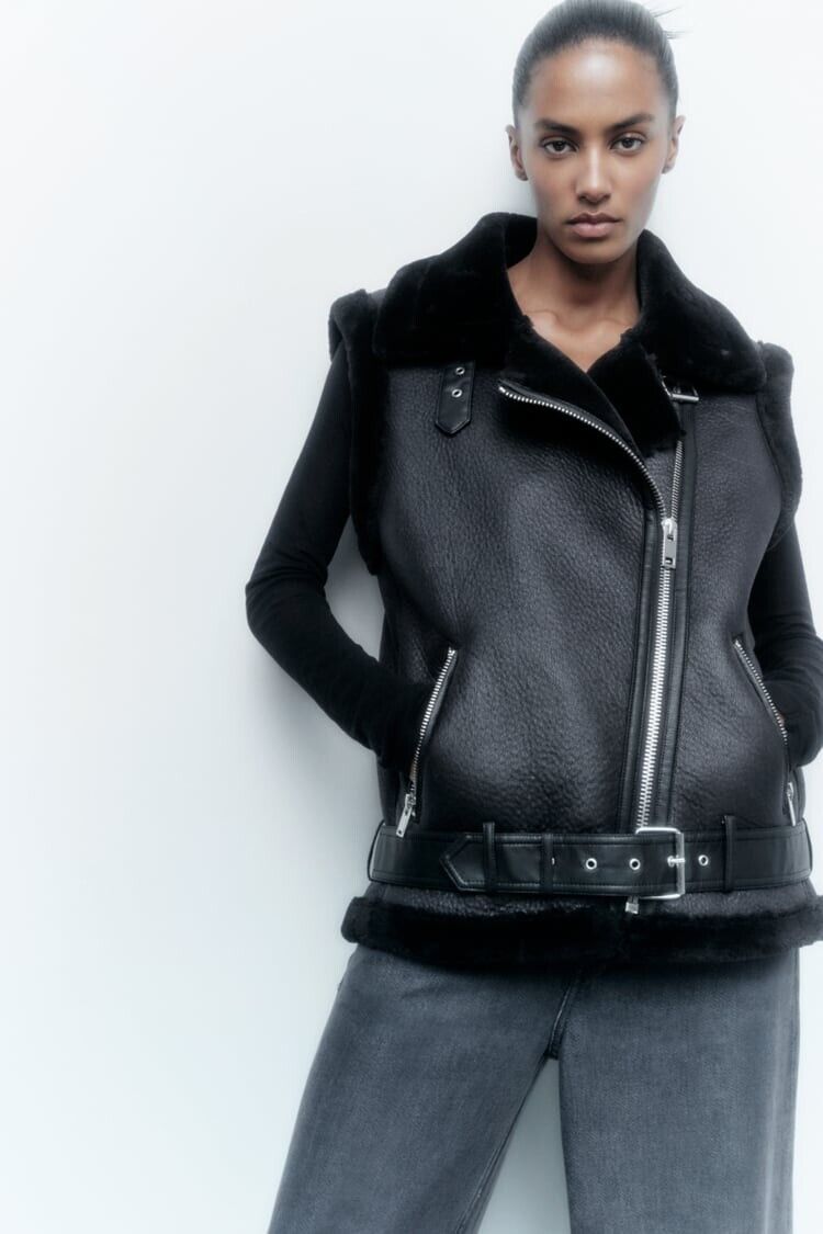 Drune | Leder Bodywarmer Warm & Trendy