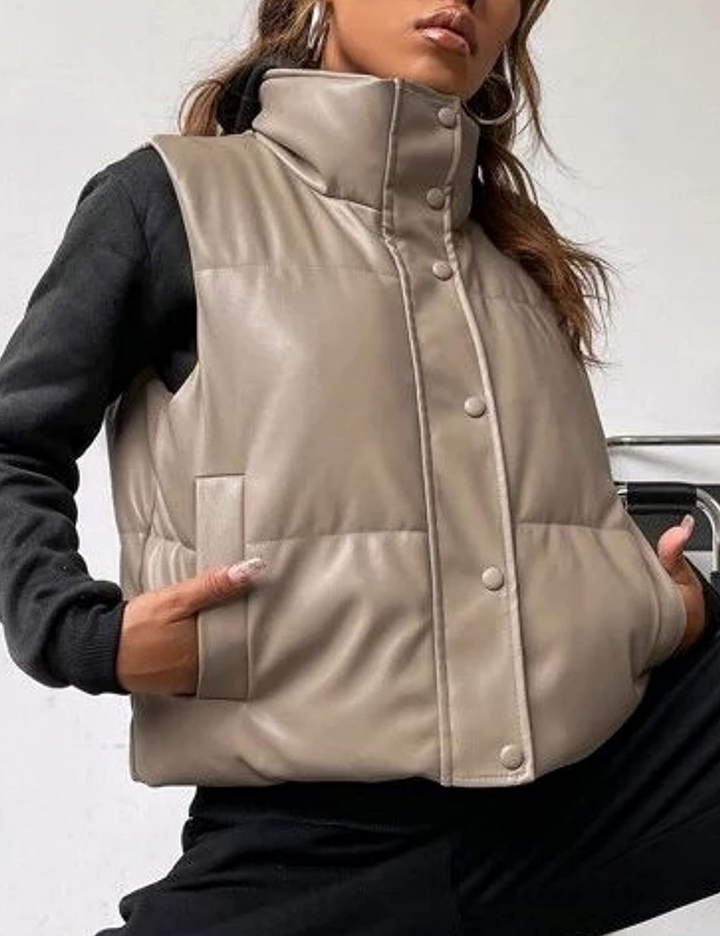Drune | Leder Weste Kurz & Stylisch
