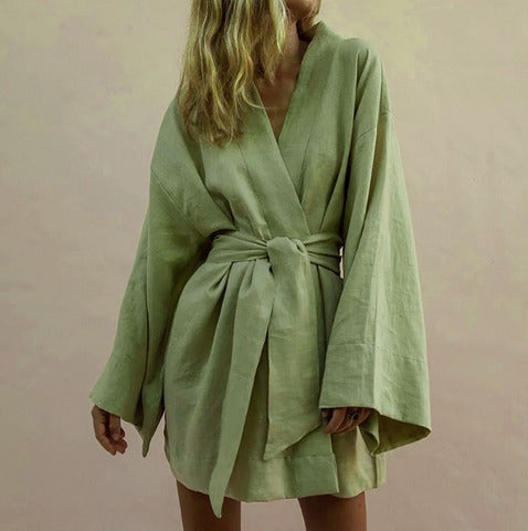 Drune | Luxus Kimono mit Gürtel