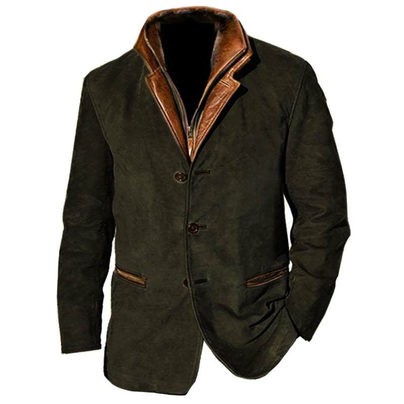 Drune | Vintage Wildlederjacke für Herren