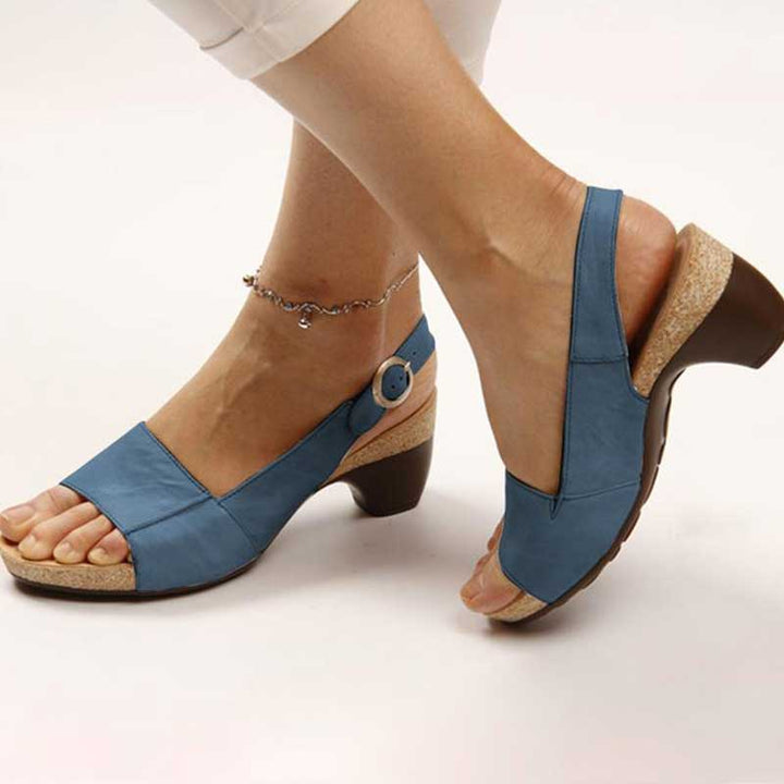 Drune | Orthopädische Sandalen mit Absatz Stilvoller Komfort und Unterstützung